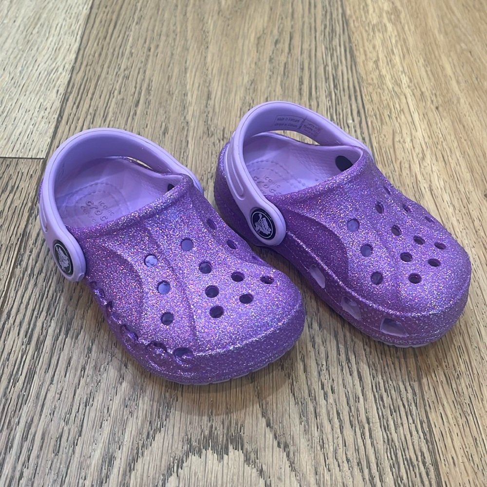 Crocs - Sparkly Purple - Toddler